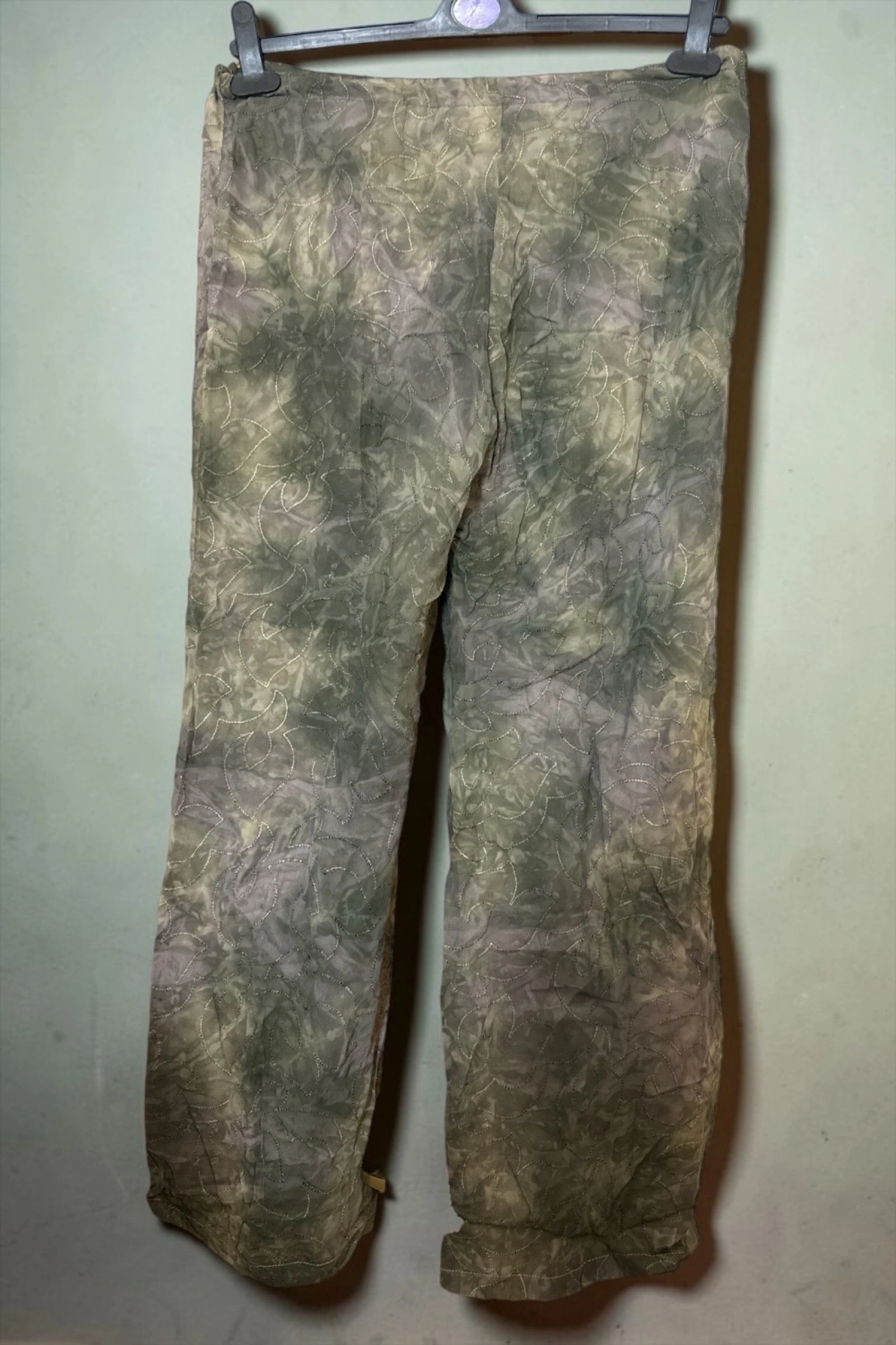 Pantalón italiano Maurizio Ambrosini bordado T44 IT